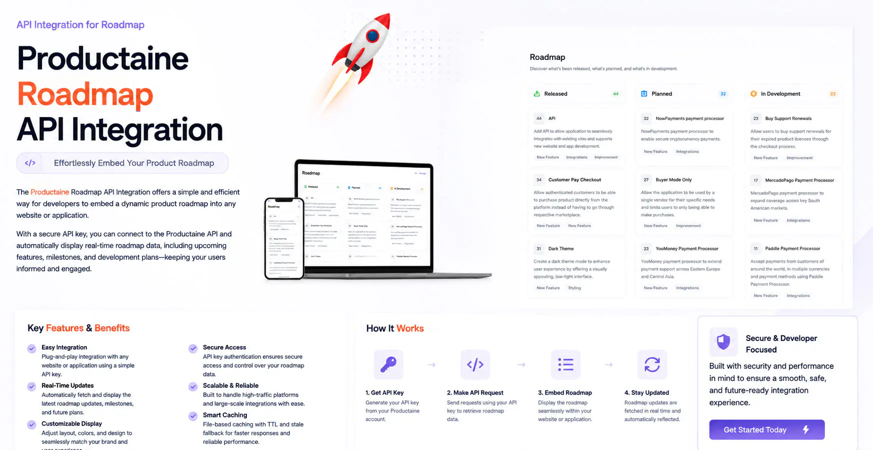 Roadmap - API Integration Module for Productaine